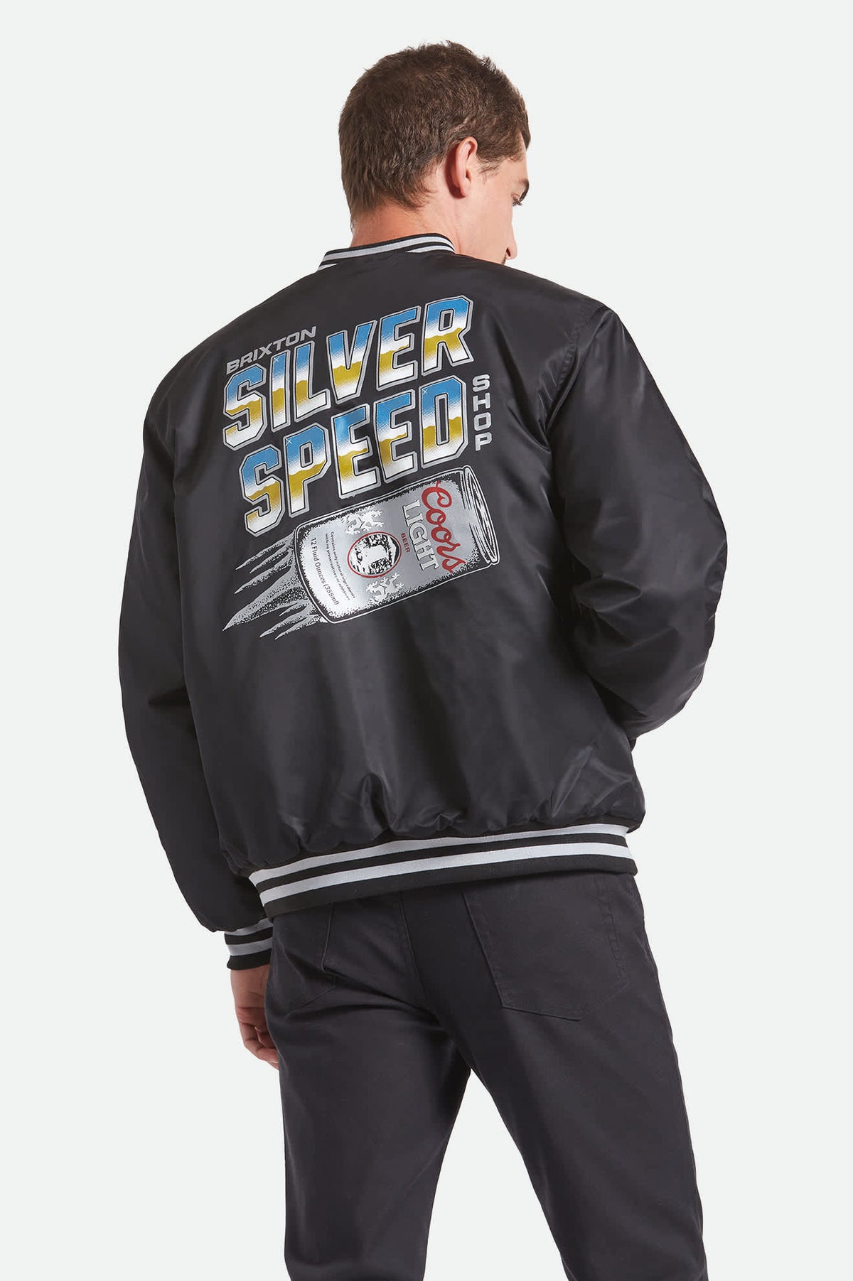 Coors Light Silver Speed Shop Jacket - Black/Silver