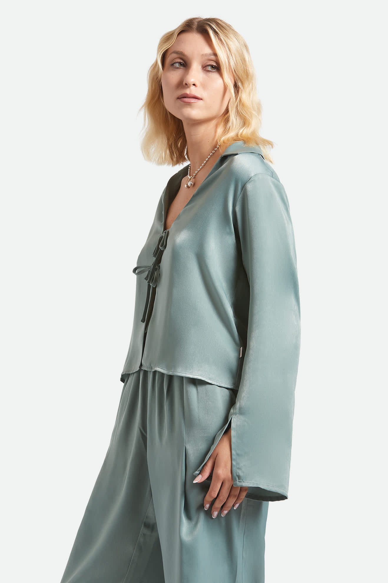 Soho Silky Top - Blue Green Shine