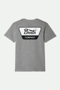 Linwood S/S Standard T-Shirt - Heather Grey/Black/White