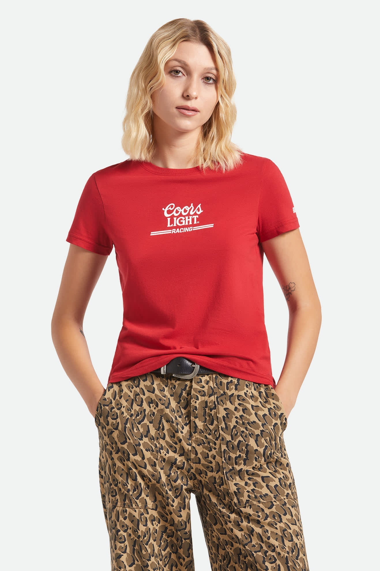 Coors Light Racing Fitted T-Shirt - Coors Red