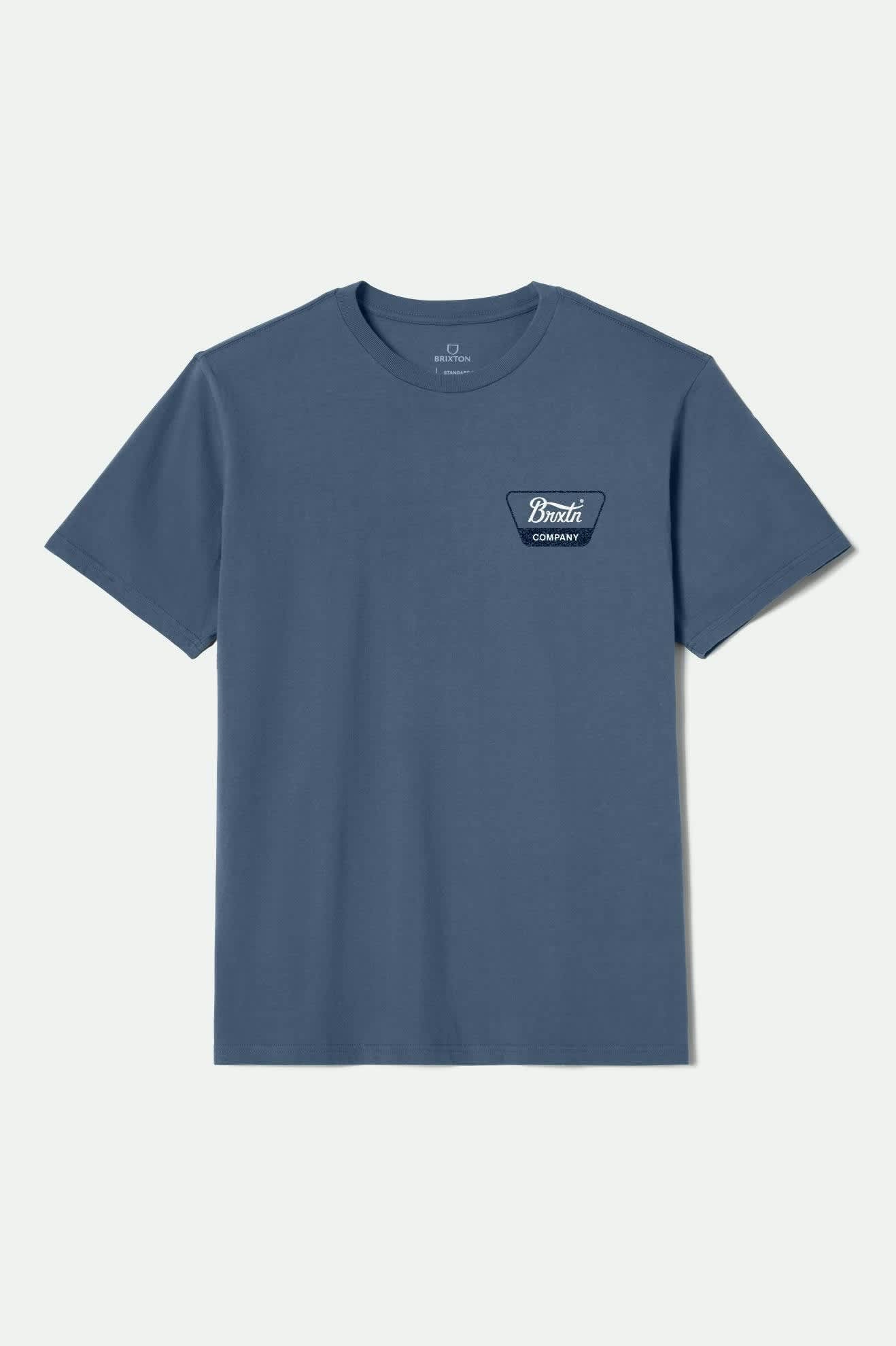 Linwood S/S Standard T-Shirt - Harbor Blue/Cool Grey/Washed Copper