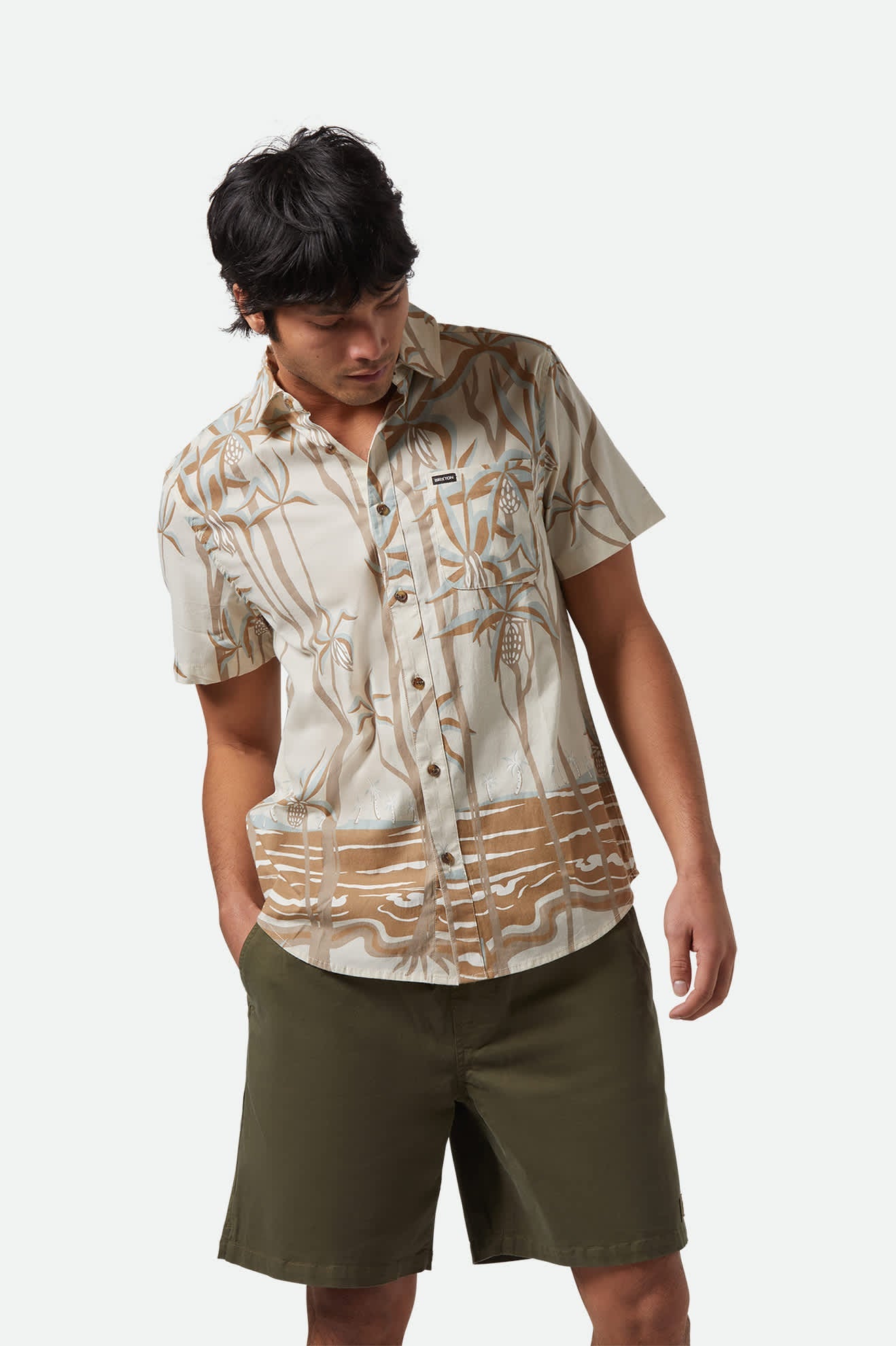 Charter Print S/S Shirt - Whitecap Scenic Trip
