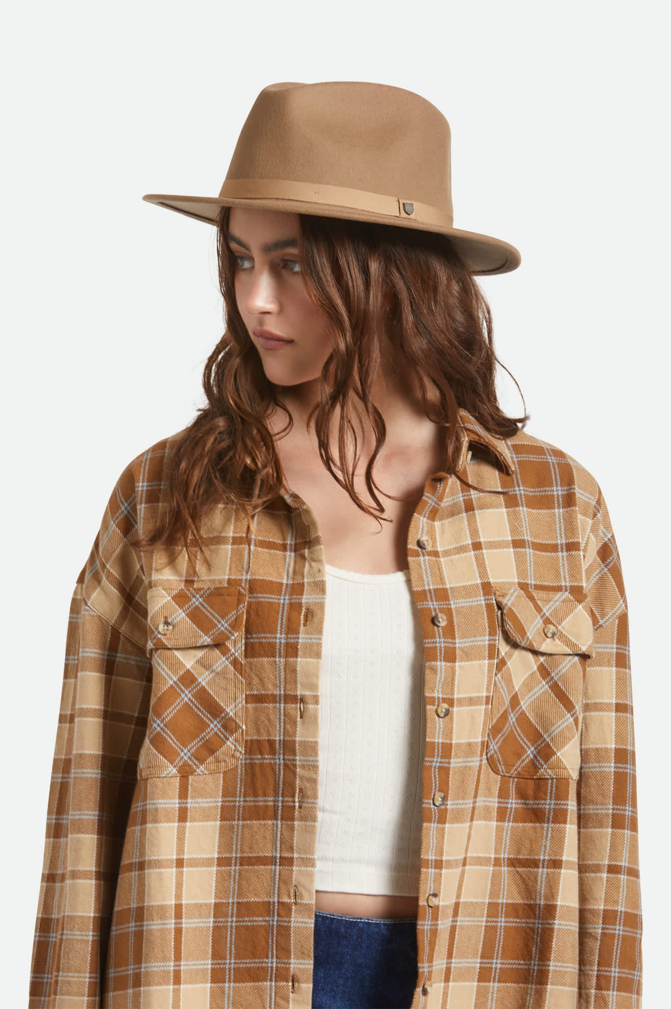 Messer Packable Fedora - Khaki/Khaki