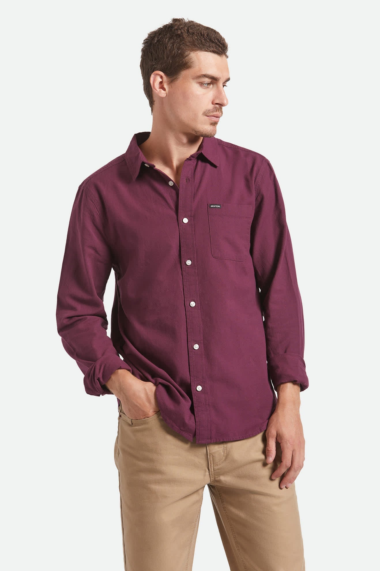 Charter Long Sleeve Shirt - Port