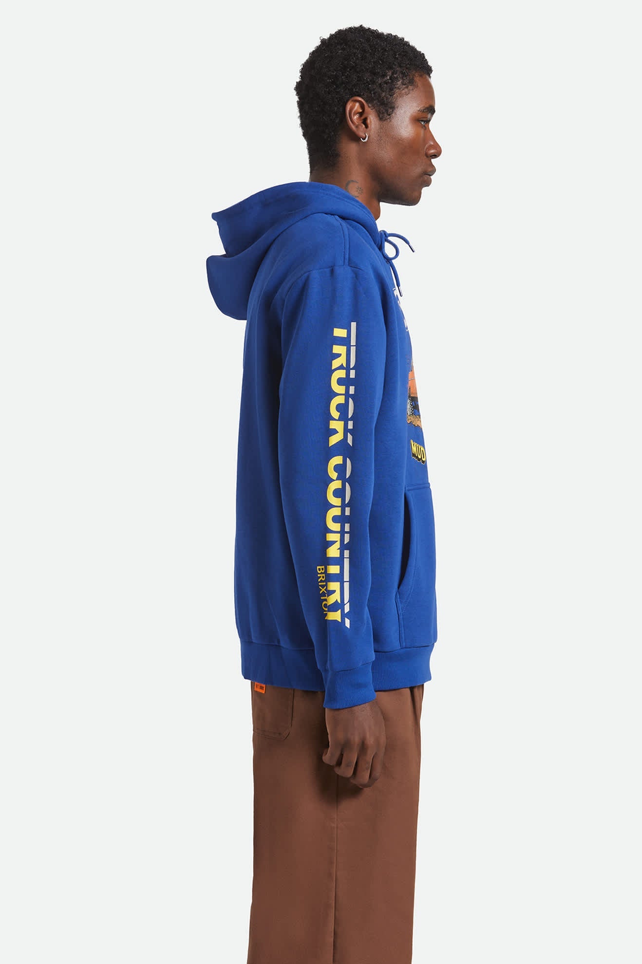 Ford Mud Marathon Relaxed Fleece Hoodie - Ford Blue