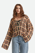 Crochet Knit Kimono - Multi Color