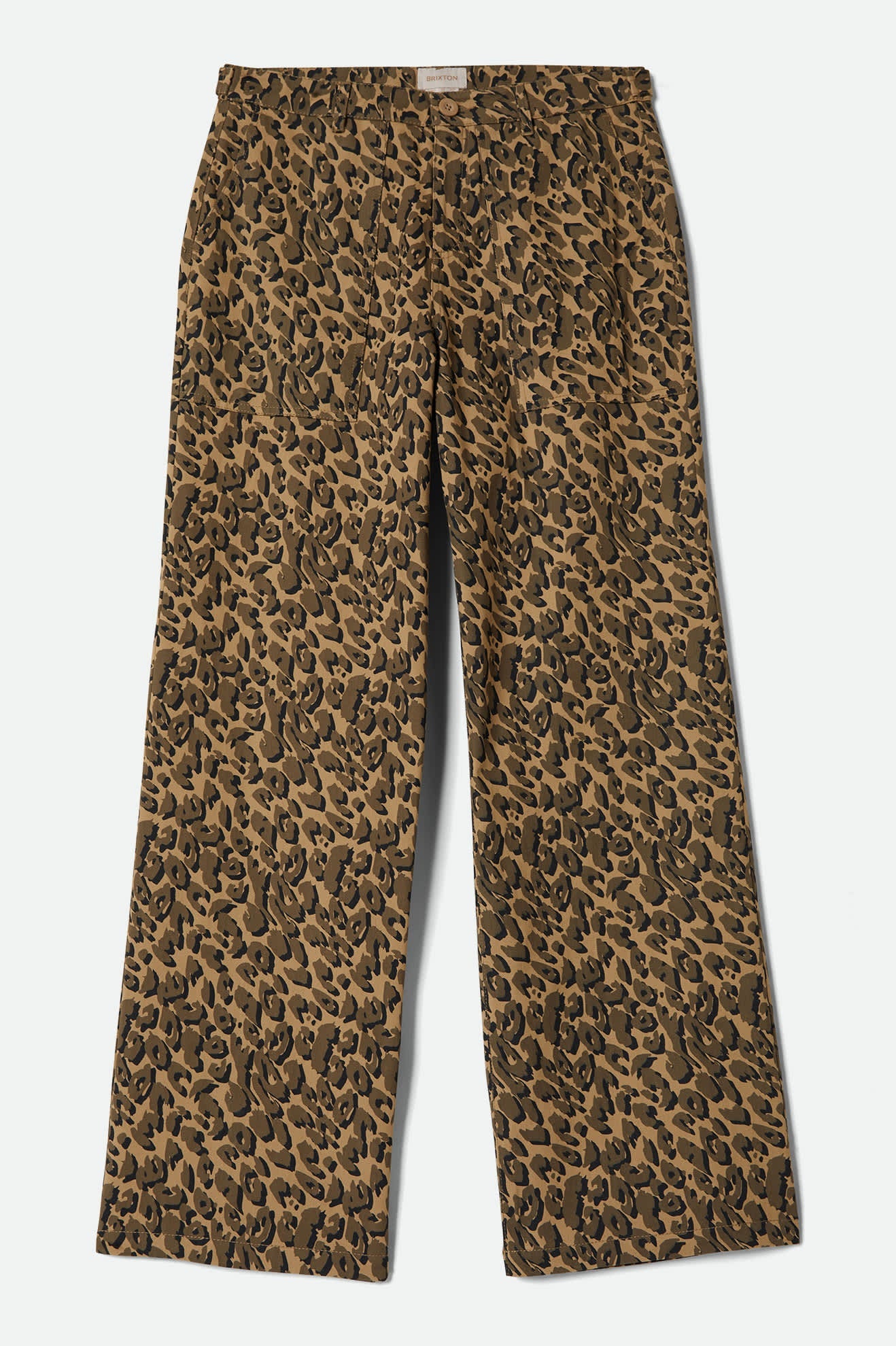Jane Utility Wide Leg Pant - Brown Cheetah