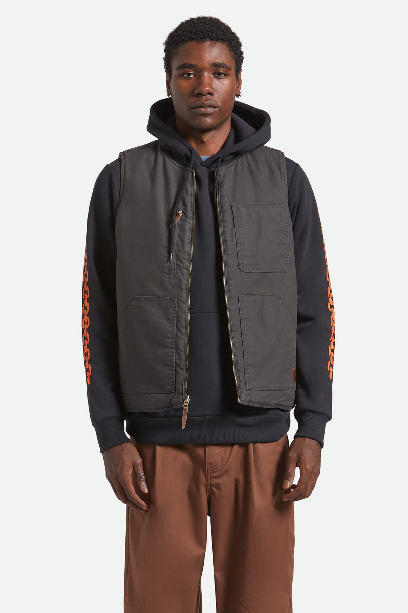 Builders Abraham Reversible Vest - Bark Camo