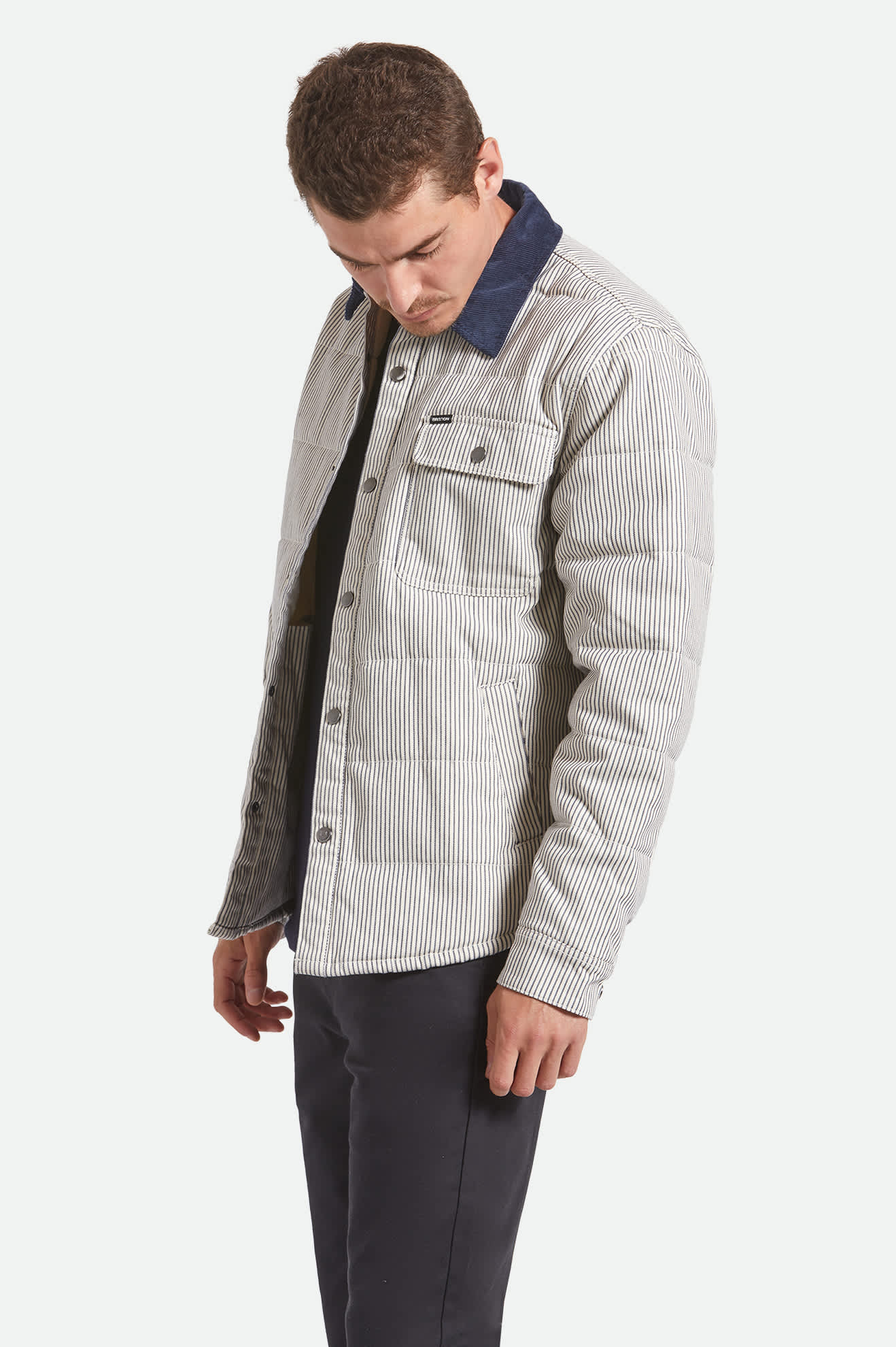 Cass Jacket - Whitecap/Mood Indigo Hickory S