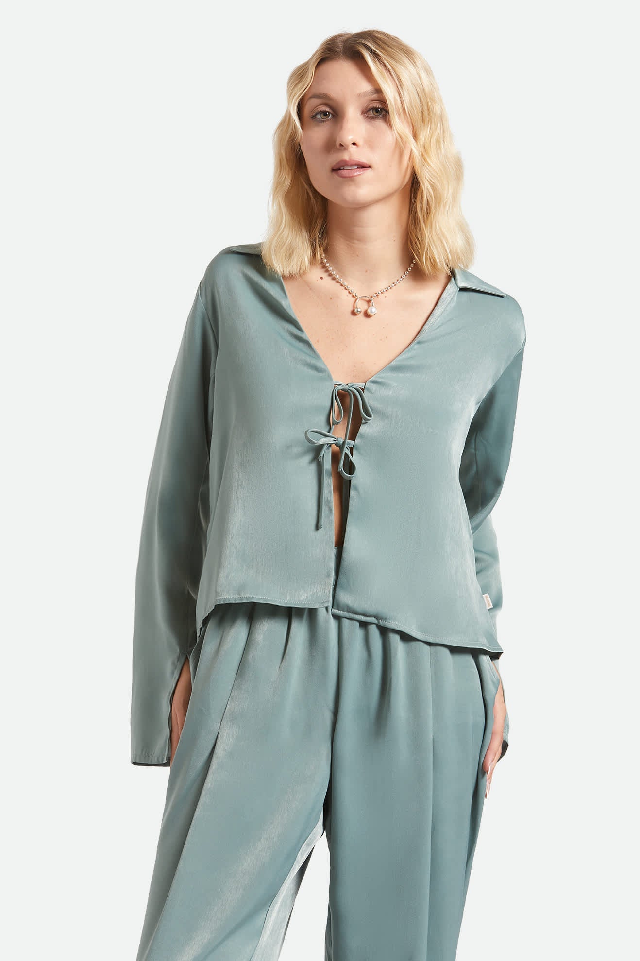 Soho Silky Top - Blue Green Shine