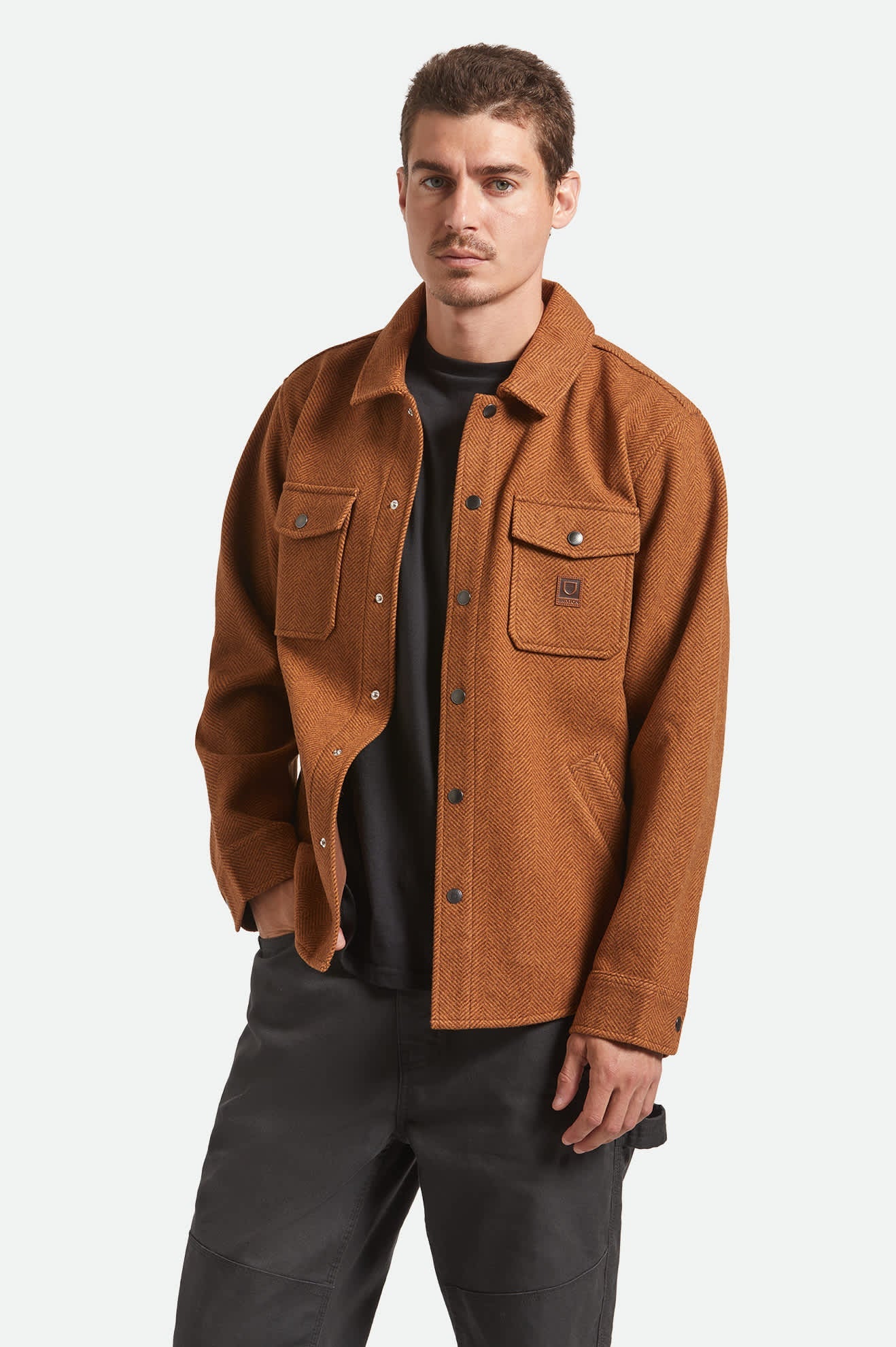 Durham Brushed Menswear Jacket - Brushed Pinecone