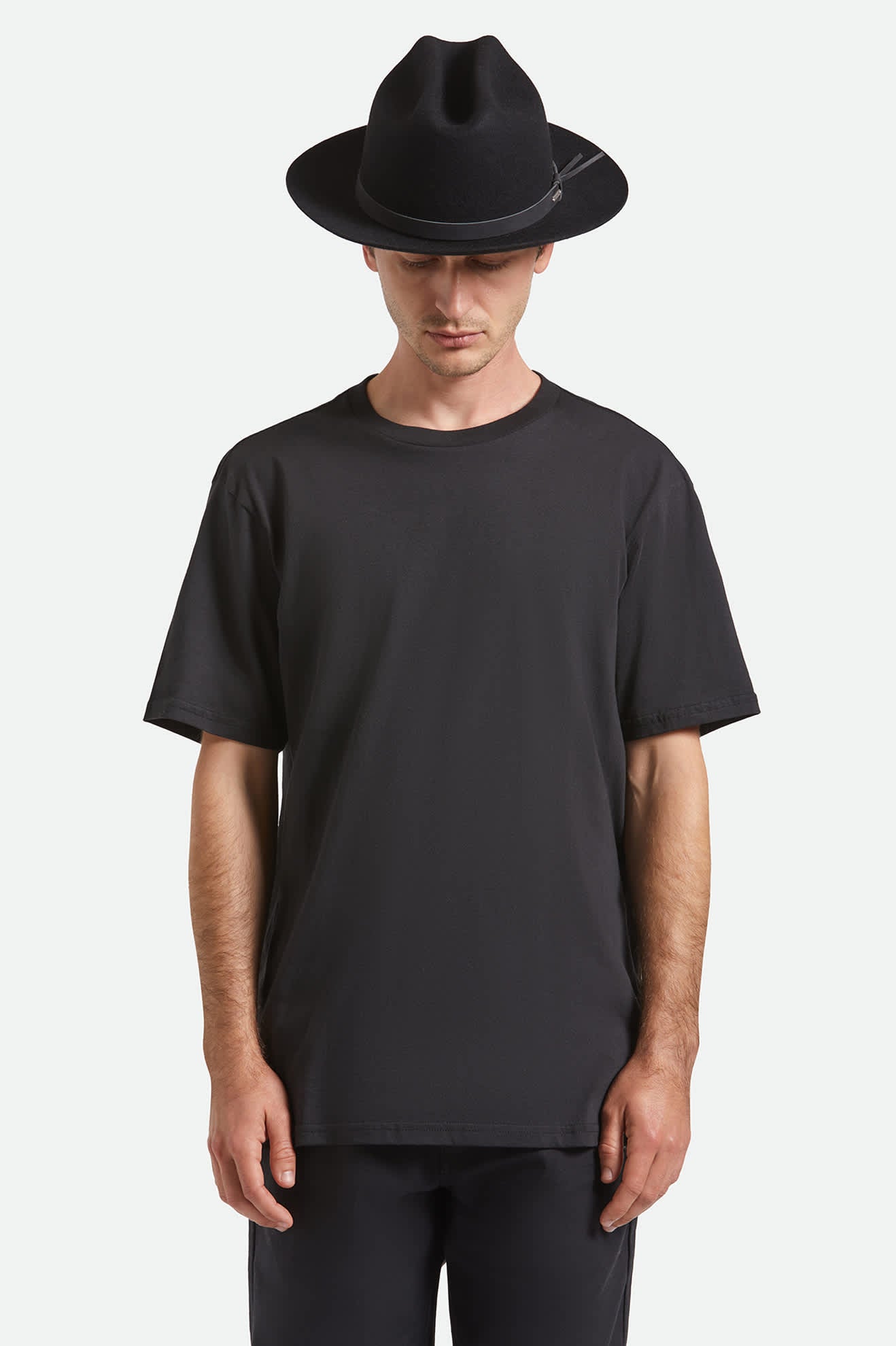 Hitch Ranch Fedora - Black/Black
