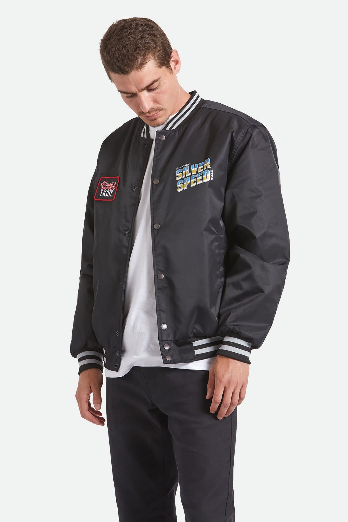 Coors Light Silver Speed Shop Jacket - Black/Silver