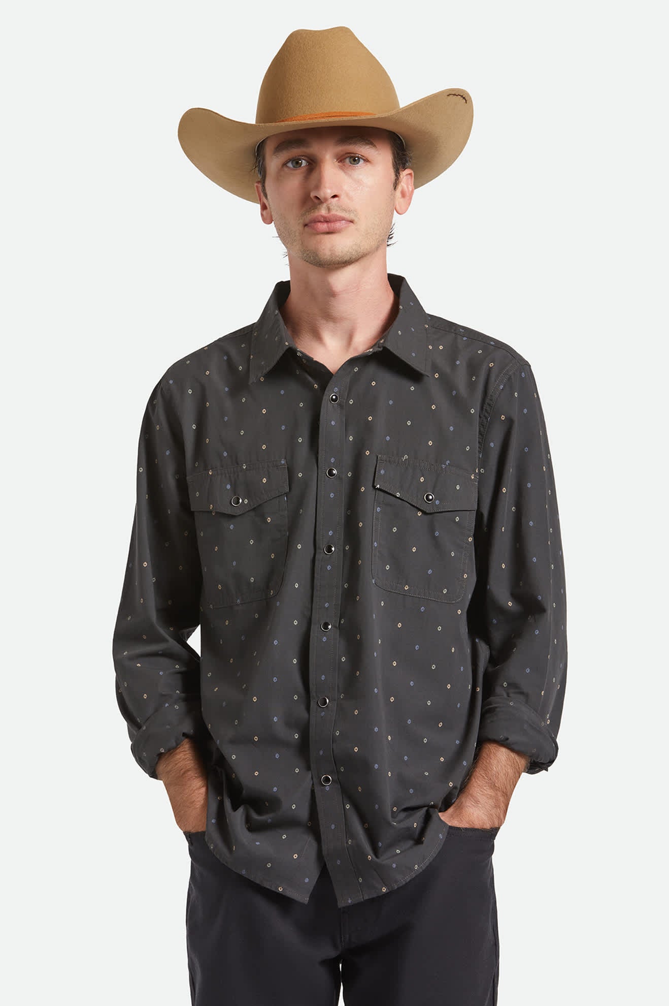 Laredo Branded Cowboy Hat - Antique Bronze